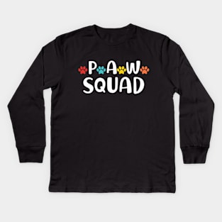 Paw Squad Kids Long Sleeve T-Shirt
